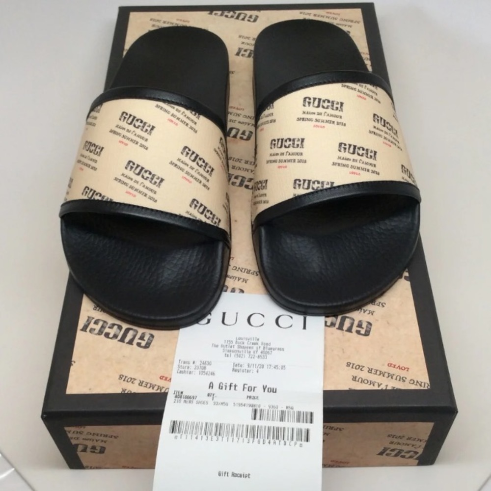 Gucci Invite Print Slides